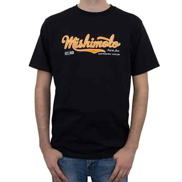 Mishimoto Men s Athletic Script T-Shirt Black - MFG Part No. MMAPL-SCRIPT-BKL