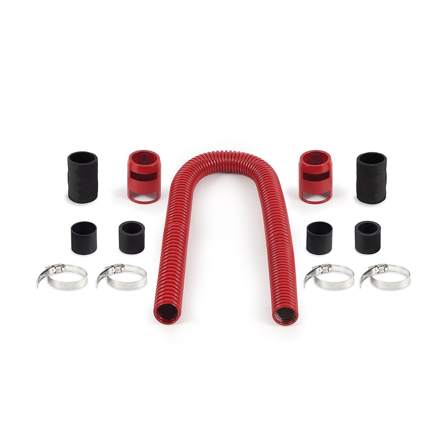 36" FLEX RAD HOSE RED