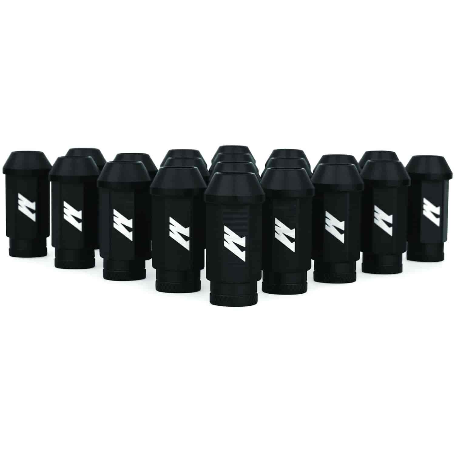 Mishimoto Aluminum Competition Lug Nuts M12 X 1.25 - MFG Part No. MMLG-125-BK