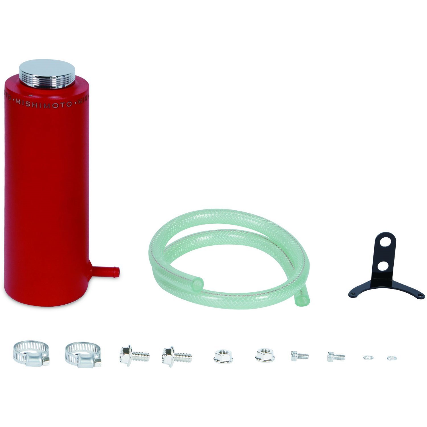 Aluminum Coolant Reservoir Tank Red Wrinkle Finish