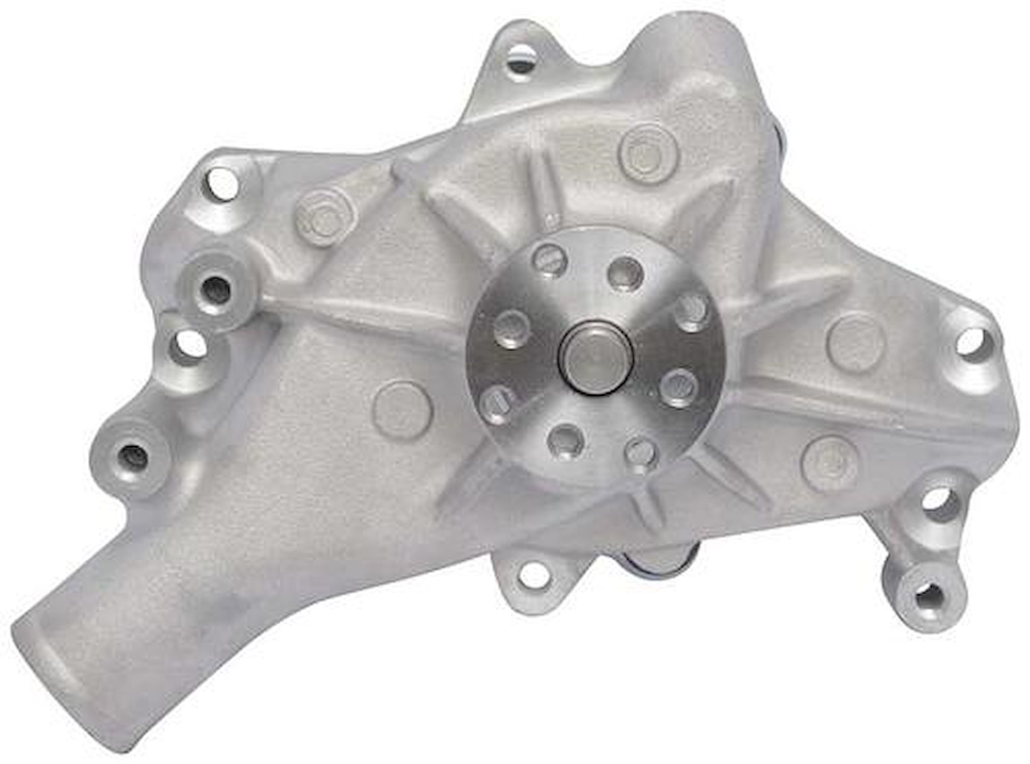 153655N Water Pump 1969-86 Chevrolet; Long; Small Block; Natural Finish Aluminum