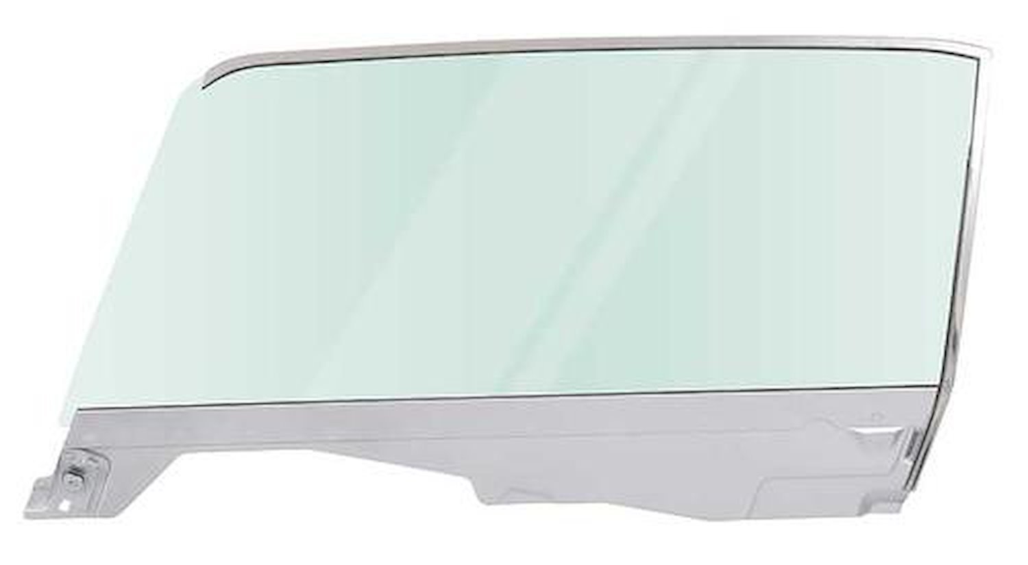 21410CLTK Door Glass Assembly 1964-66 Mustang; Convertible; Tinted Glass; Drivers Side