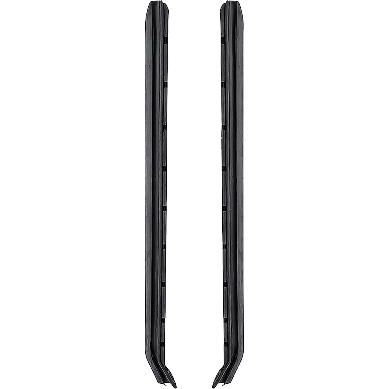 30146AB Quarter Window Vertical Weatherstrips-1965-68 Ford Mustang, Mercury Cougar; Coupe; Pair