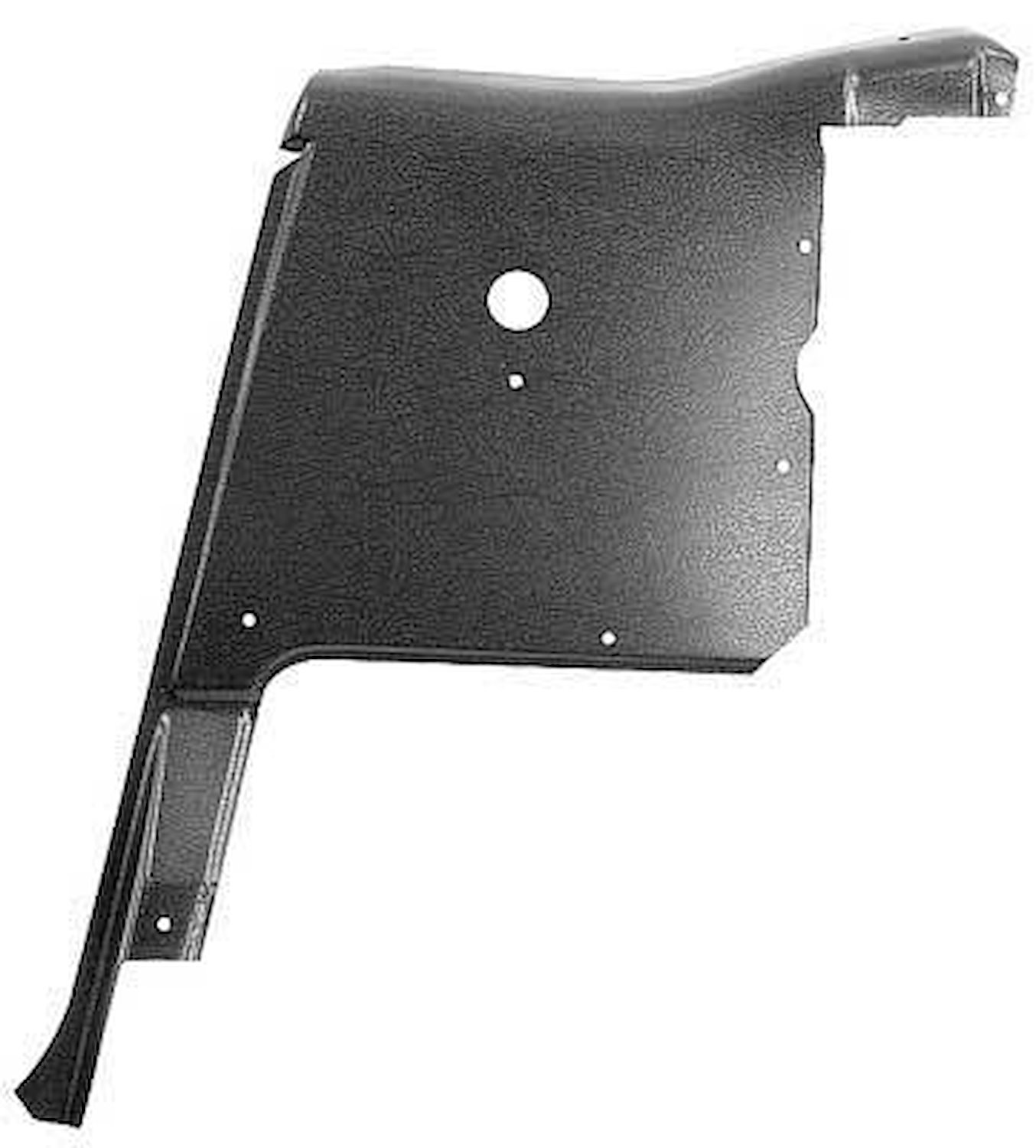 31005A Convertible Quarter Interior Trim Panel-1964-66 Ford Mustang; Stamped Steel; RH