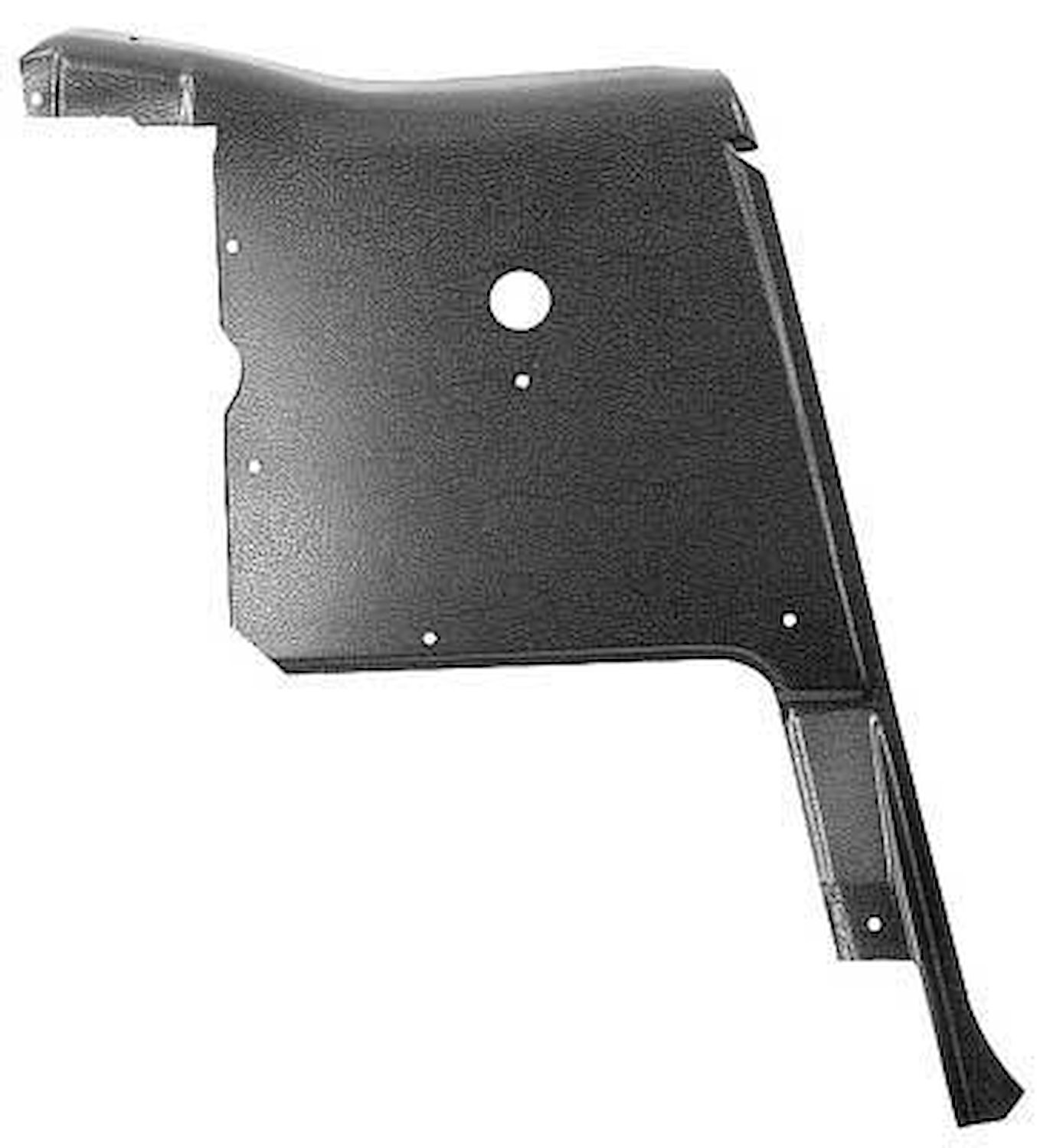 31005B Convertible Quarter Interior Trim Panel-1964-66 Ford Mustang; Stamped Steel; LH