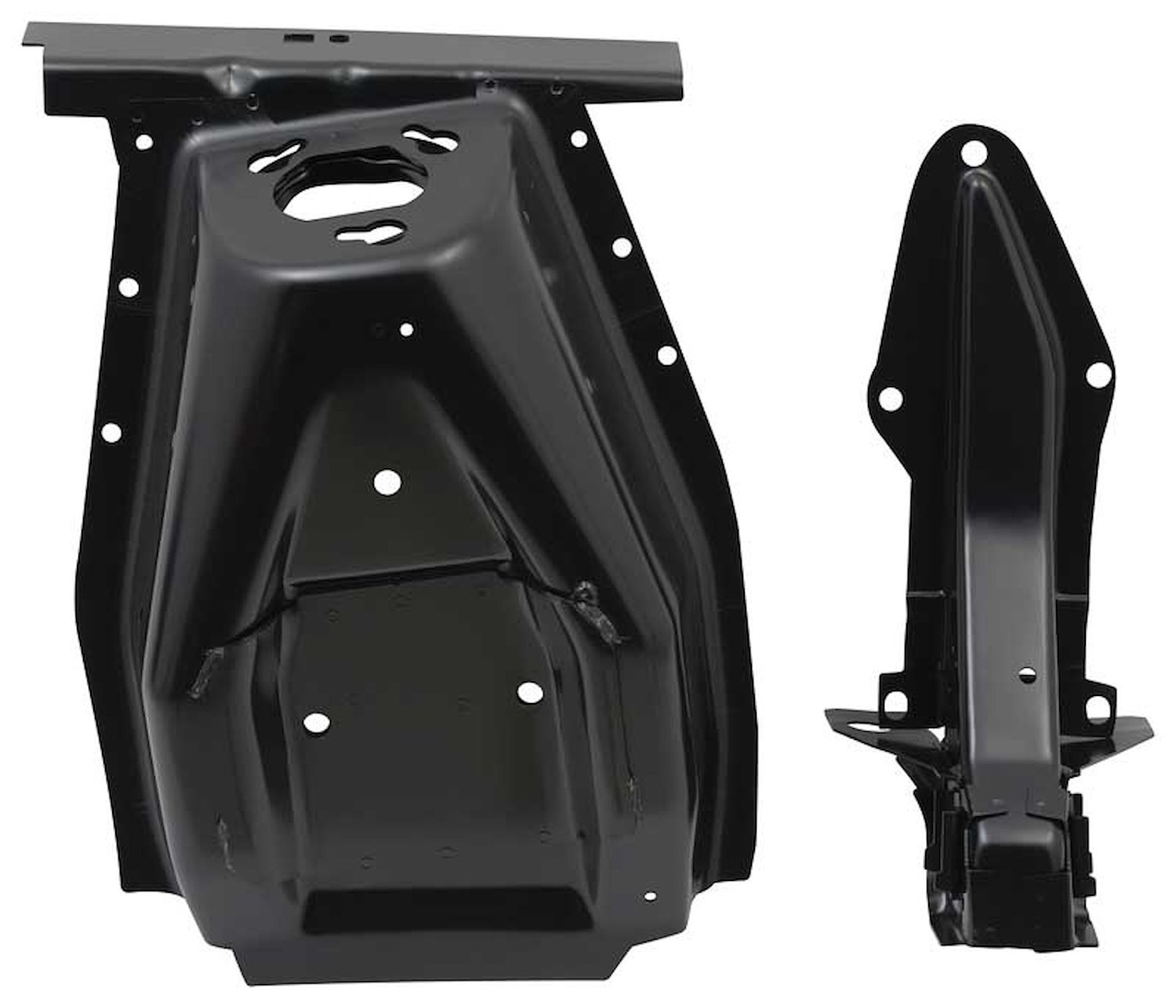 3438J Complete Inner Shock Tower 1969-70 Mustang, Cougar; Drivers Side; EDP Coated