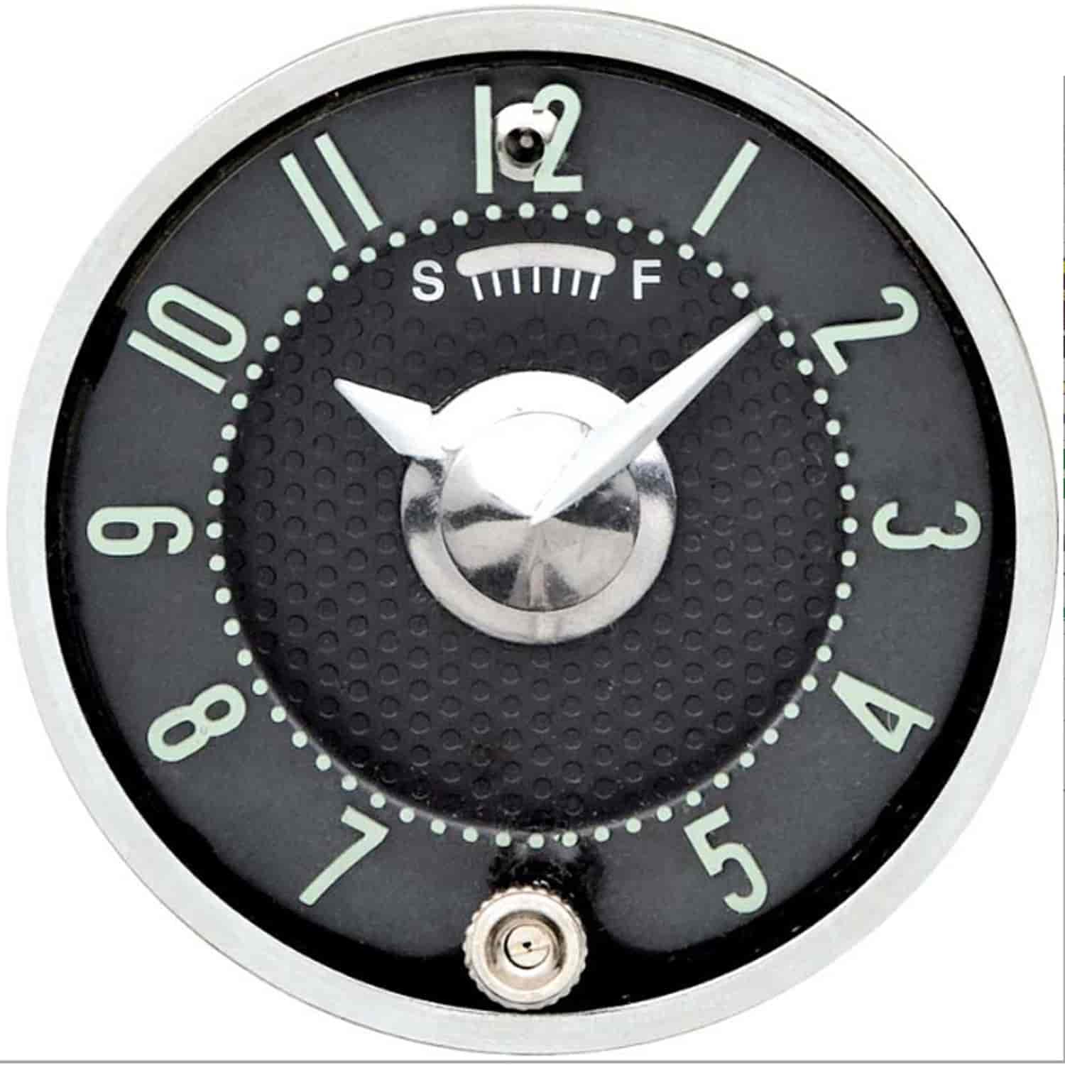In-Dash Clock With Quartz Movement 1958-1962 Corvette /