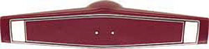 3961775 Steering Wheel Shroud 1969-70 Chevrolet; Red With Silver Trim