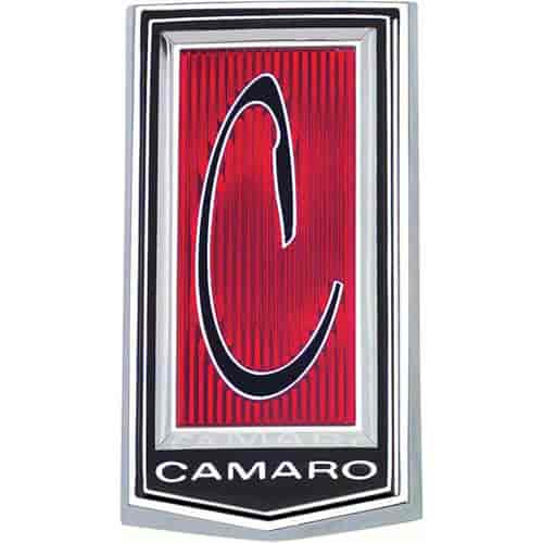 Header Panel Emblem 1971-1973 Chevy Camaro