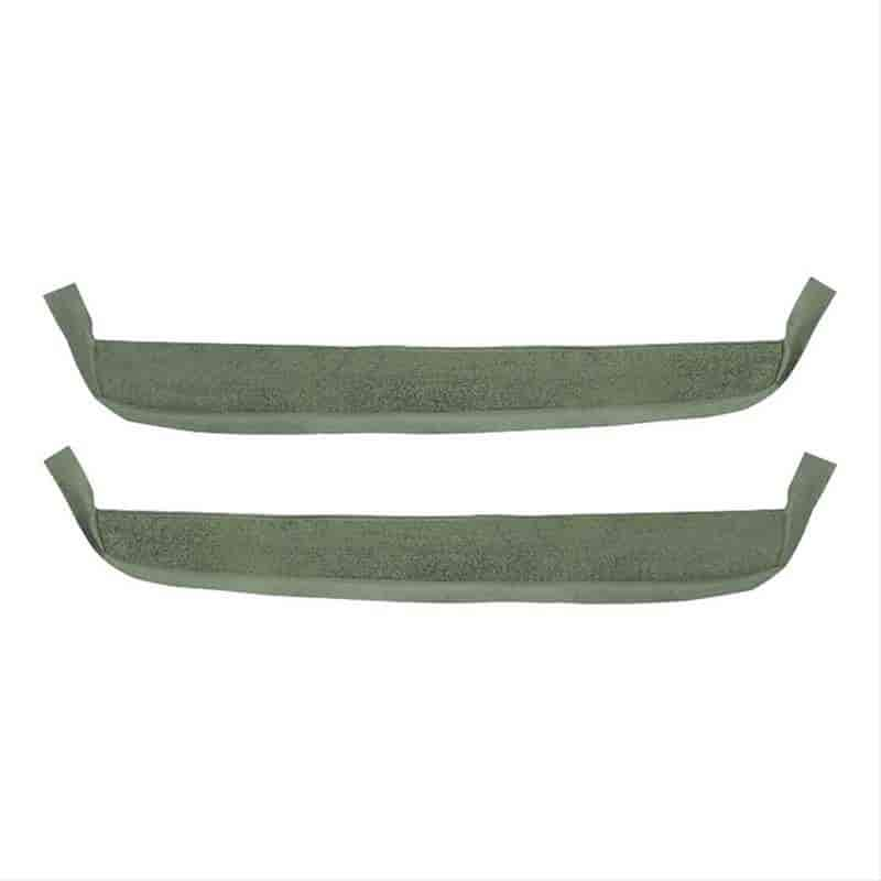 1969 F-Body OER Deluxe Inner Door Panel Loop Carpet Dark Olive Green