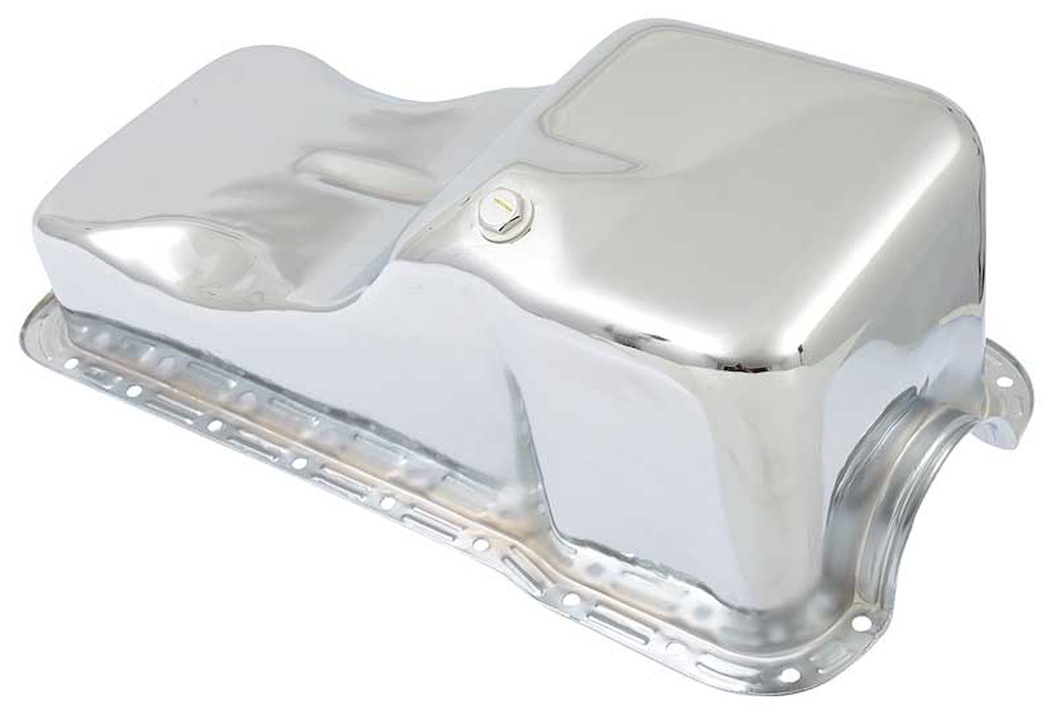 7452 Oil Pan-1969-73 Mustang/Cougar; 351 Windsor; Chrome Plated