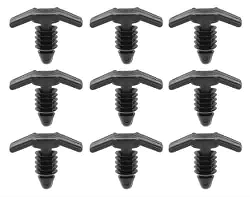 1967-69 F-Body Radiator Support-To-Hood Seal Clip - Set Of 9