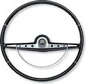 769968 Steering Wheel 1963 Impala; with Horn Ring; Standard and SS; Black