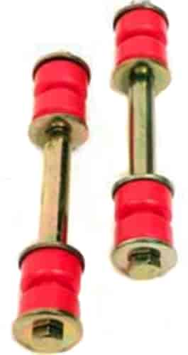 POLYURETHANE FRONT SWAY BAR END LINK SET RED