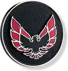 Door Panel Emblem For 1970-1981 Pontiac Firebird with Power Windows [Black/Red]
