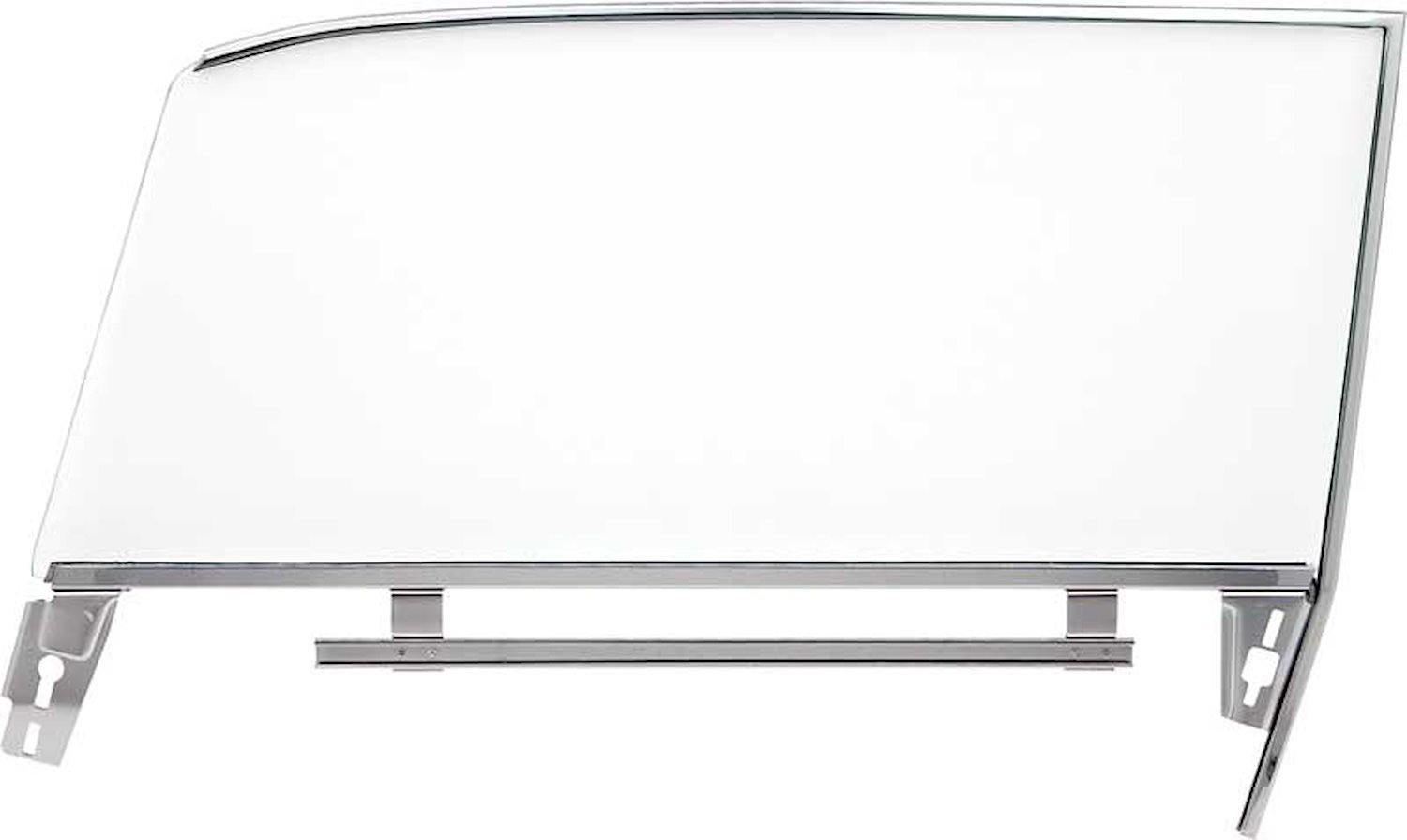 A1606 Door Glass Assembly; 1961-62 Impala, Bel Air; 2 Door; Bubble Top; with Clear Glass; RH
