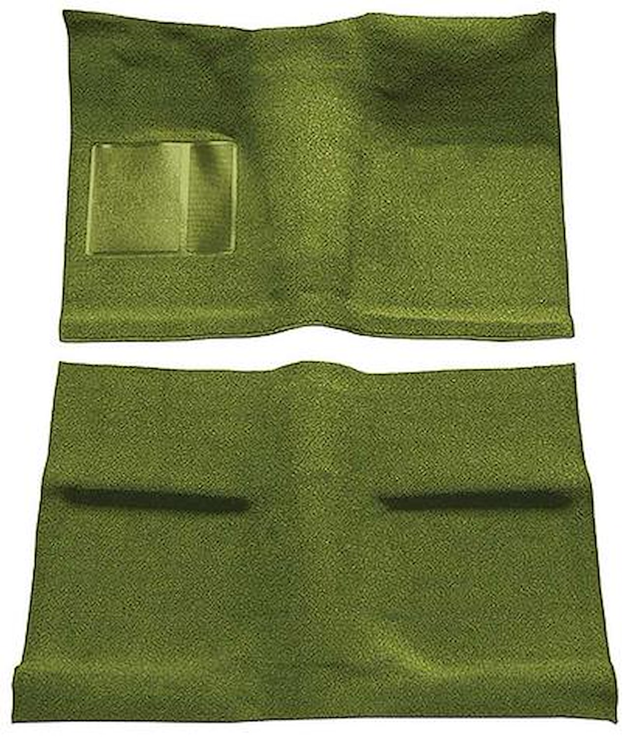 A4031A19 Passenger Area Nylon Loop Floor Carpet Set 1964 Mustang Coupe; Moss Green