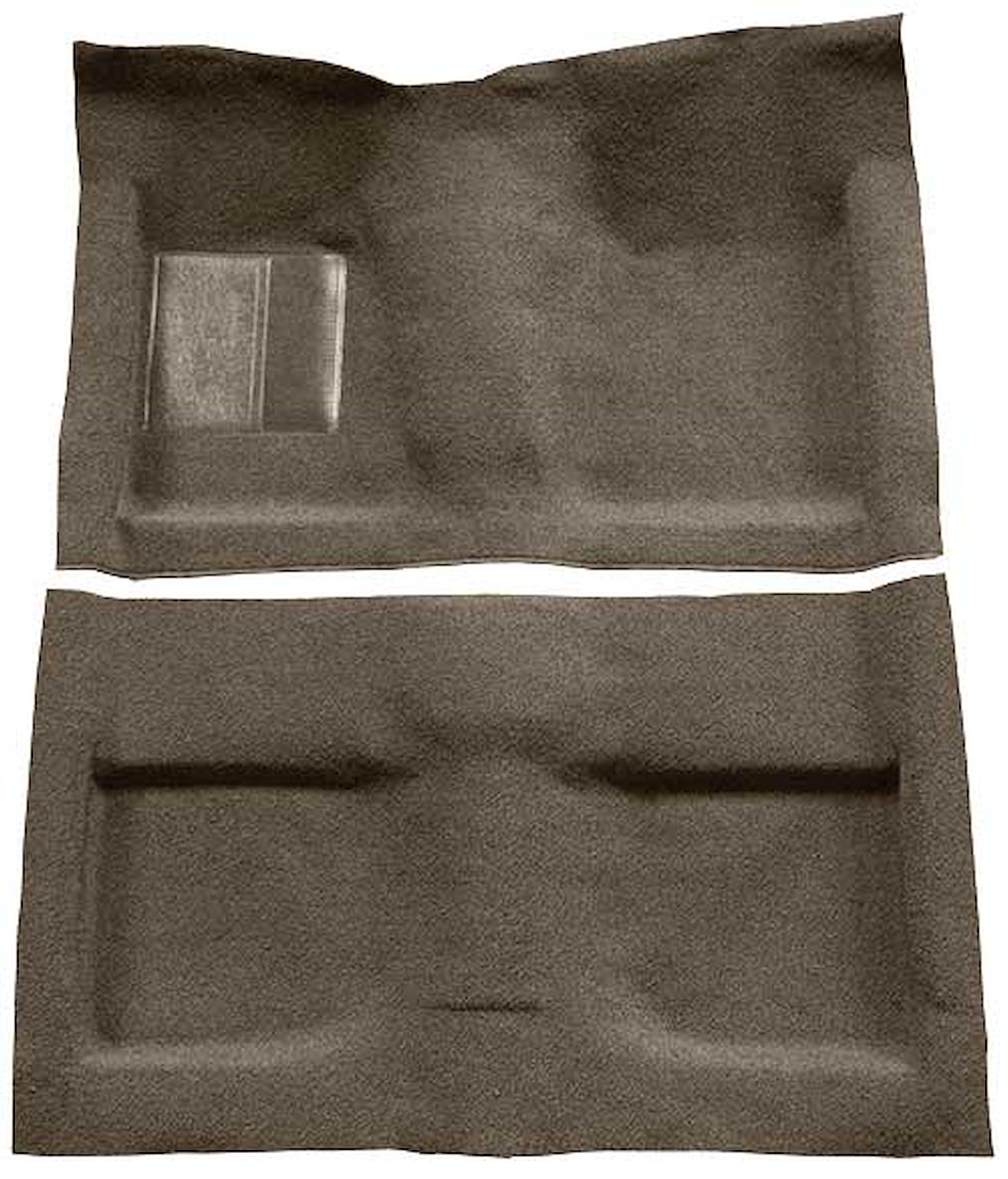 A4032B07 Passenger Area Loop Floor Carpet Set With Mass Backing 1964 Mustang Convertible; Parchment