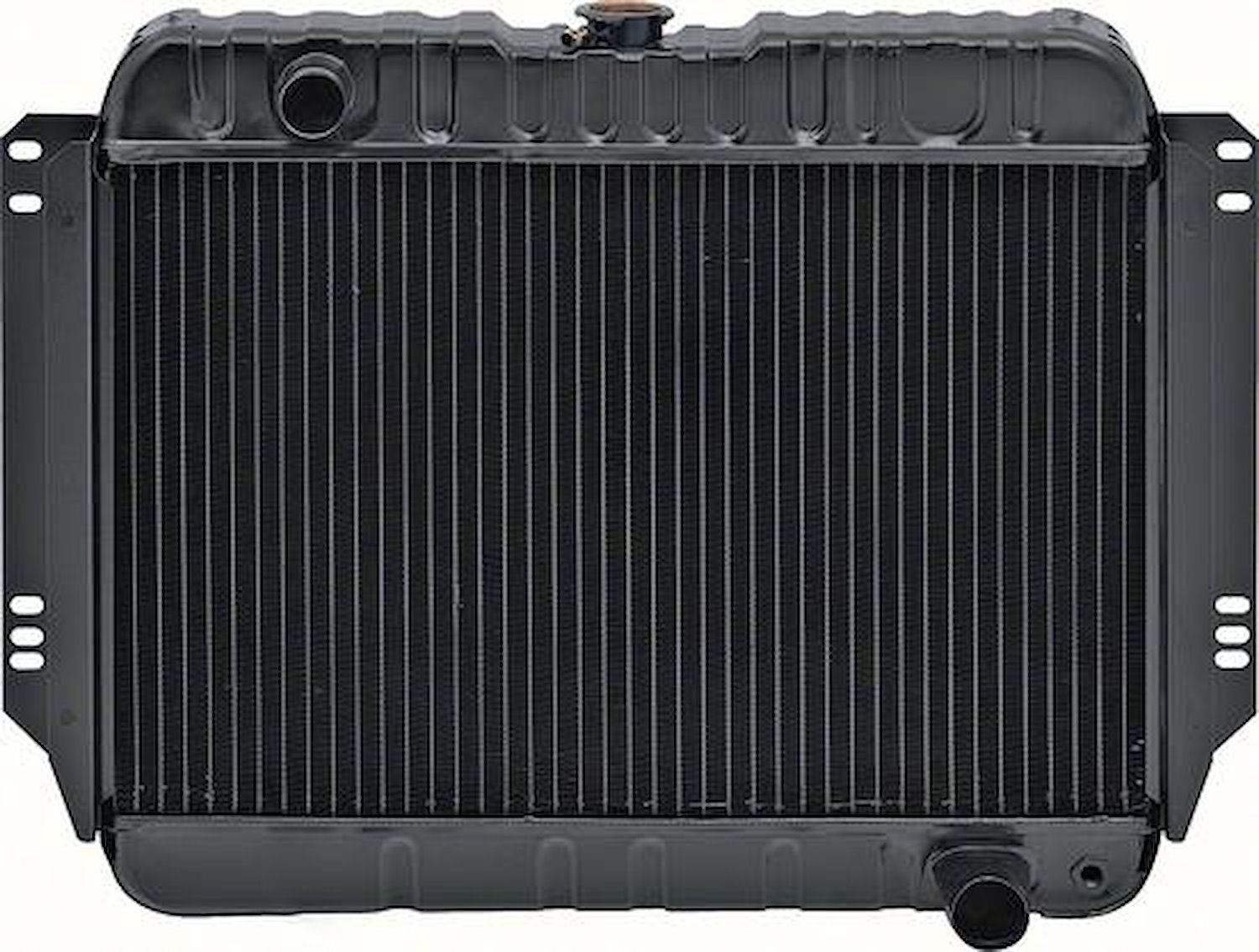 CRD1353S Radiator-1968 Impala/Full-Size 6-Cyl W/ MT & AC-3 Row (15-1/2" X 23-1/2" X 2" Core) Copper/Brass