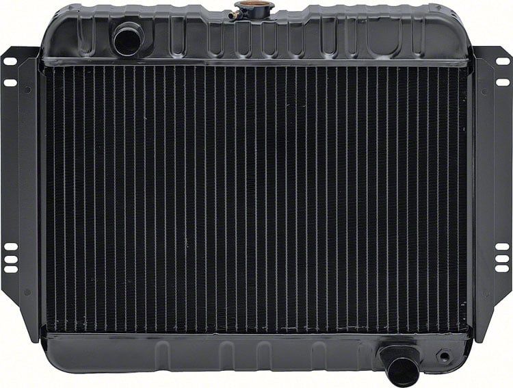 CRD1474S Radiator-1969-70 Full-Size V8 Big Block W/ MT & AC-4 Row (17-1/2" X 25-1/2" X 2-5/8" Core)