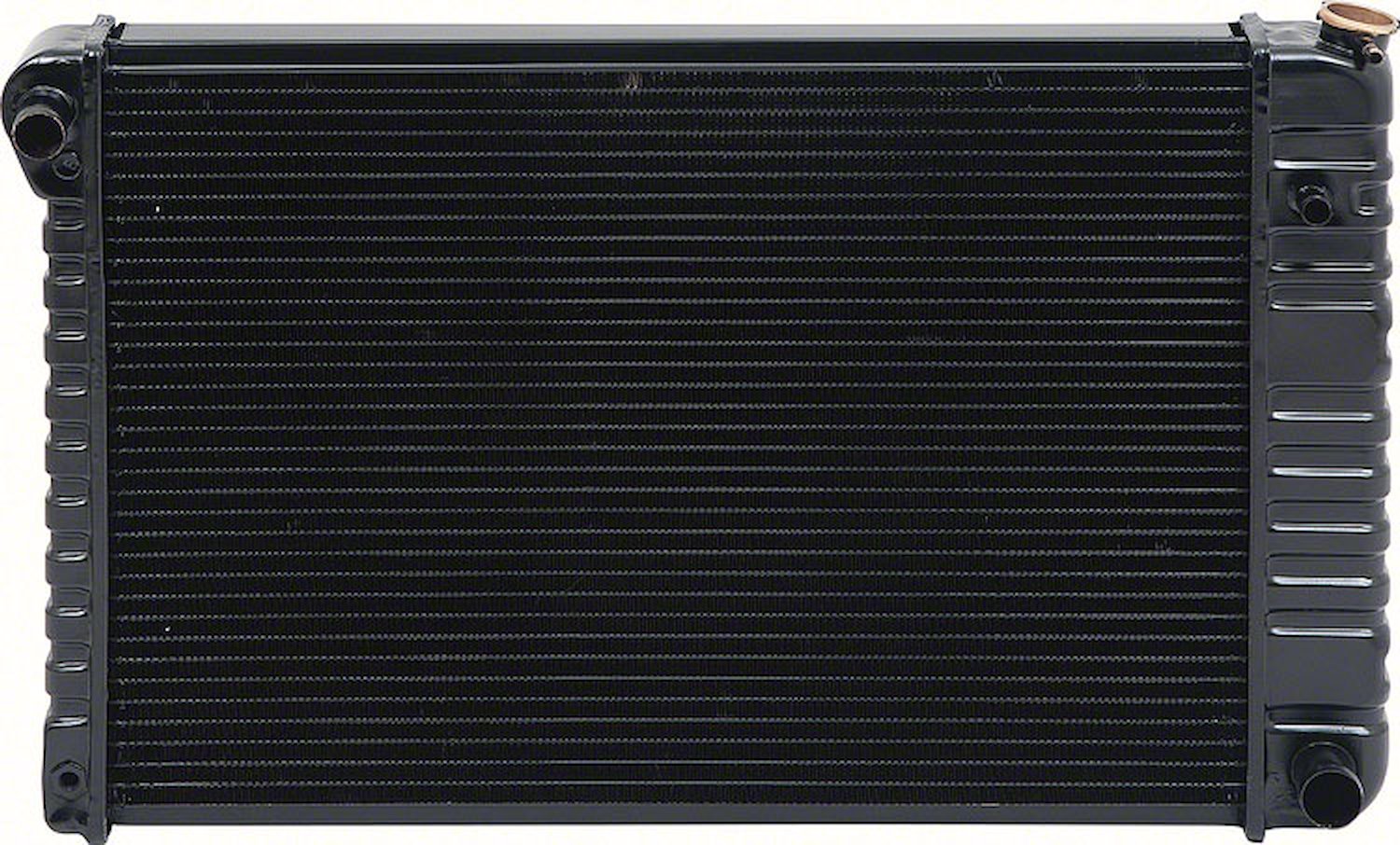 CRD1780S Radiator 1978-80 Chevrolet Truck L6 With MT 3 Row Copper/Brass (17" x 26-1/4" x 2" Core)