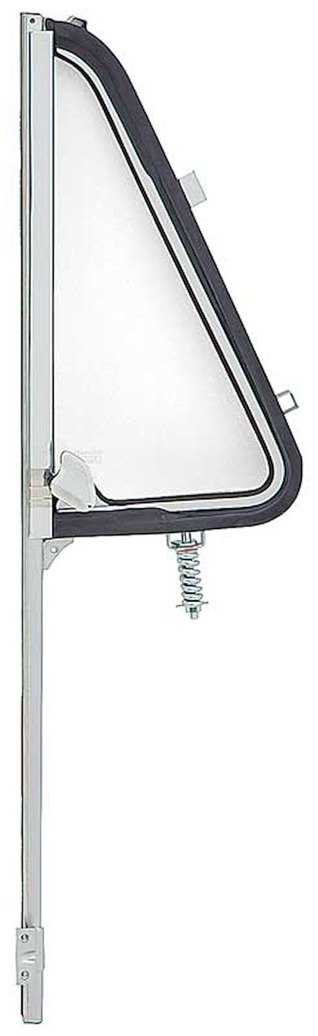 CX4813 Vent Window Assembly 1964-66 Chevy, GMC Truck; Chrome Frame; Clear Glass; Driver Side