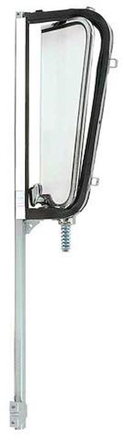 CX4930 Vent Window Assembly 1960-63 Chevrolet, GMC Truck; Chrome Frame; Clear Glass; LH