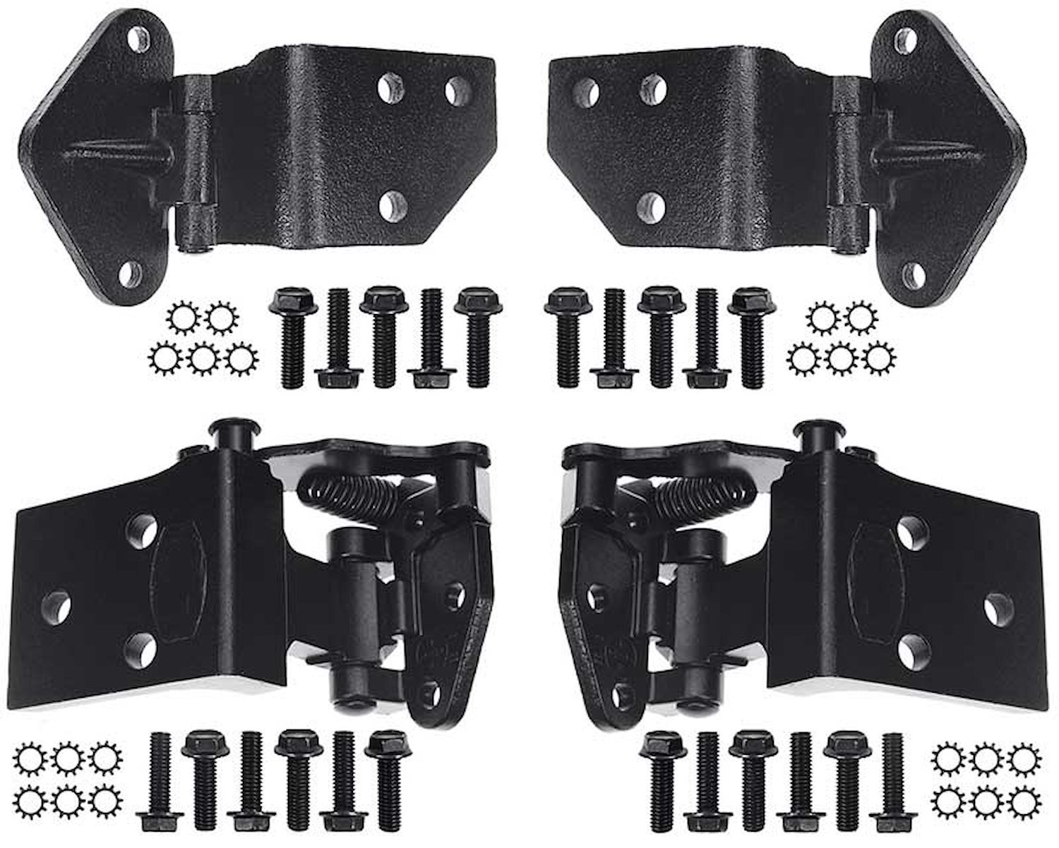 DHK1 Upper and Lower Door Hinge Kit 1964-65 Mustang; with Hardware