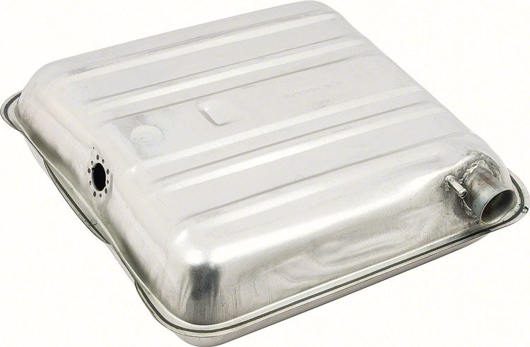 FT3002B Fuel Tank 1957 Chevy Bel Air/150/210; w/Square Corners; w/Vent Tube; 16 Gallon; Expt Nomad, Station Wagon