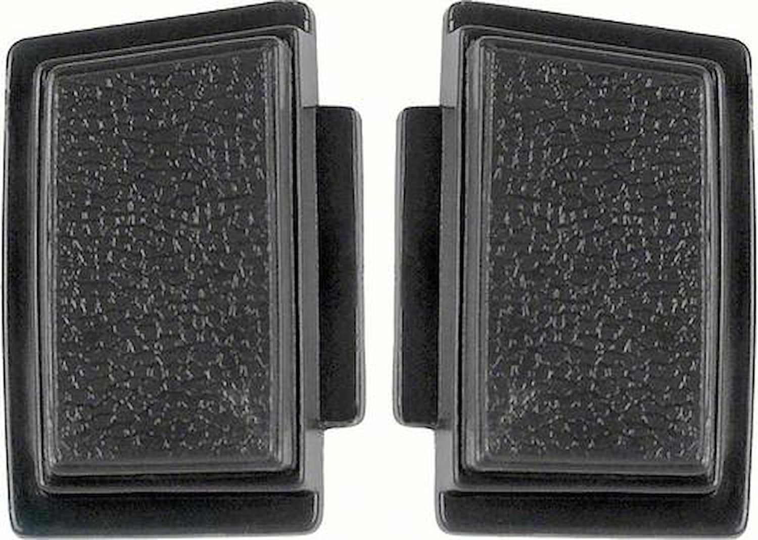 K213 Steering Wheel Horn Buttons-1969-70 Chevrolet; Black; Pair