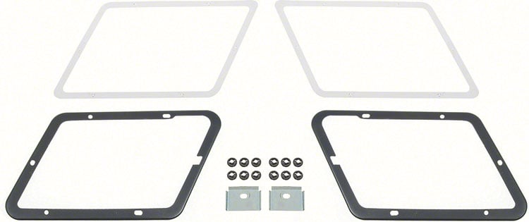 Fender Air Extractor Reinforcement Mounting Hardware Set for 1980-1981 Chevy Camaro Z28