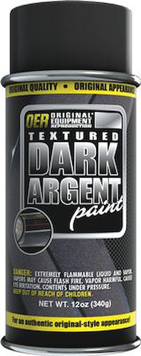 K89183 Textured Dark Argent Paint-1960-76 Dodge, Plymouth; Mopar; 16 Oz. Aerosol Can (Net Wt. 12 Oz.)