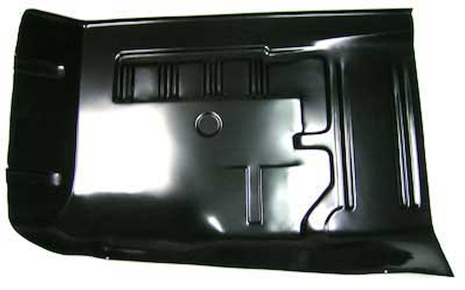 M407R Front Floor Pan Section 1971-73 Mustang; Passenger Side; EDP Coated