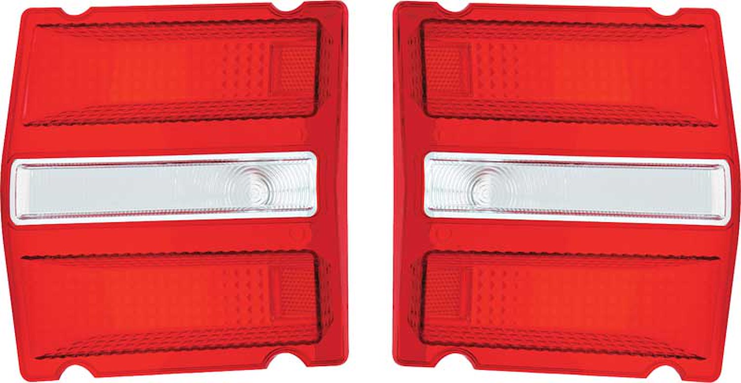 MA2081 Tail Light Lens 1968 Dodge Dart; RH and LH; Pair