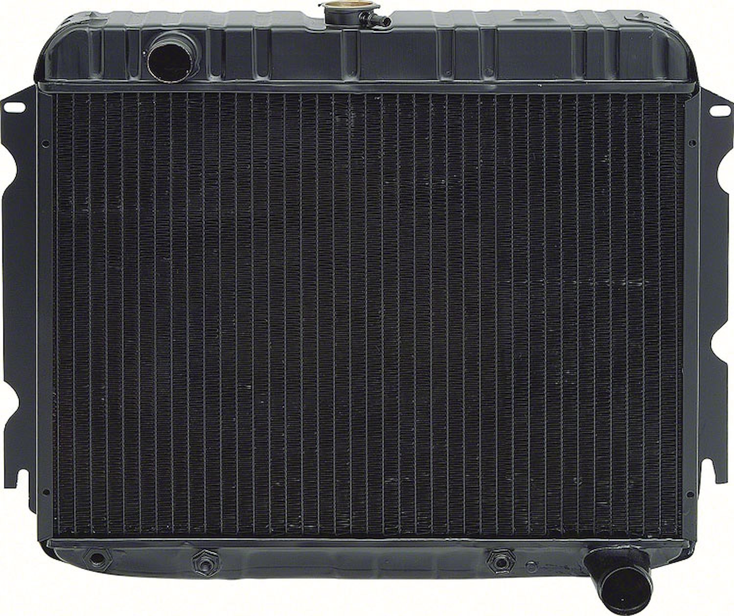 MA2260A Replacement Radiator 1970-72 Mopar A-Body With 6 Cylinder And Automatic Trans 4 Row