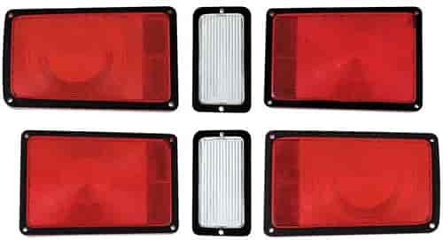 Tail Lamp Lens Set 1971 Dodge Charger, Super Bee (Except R/T)