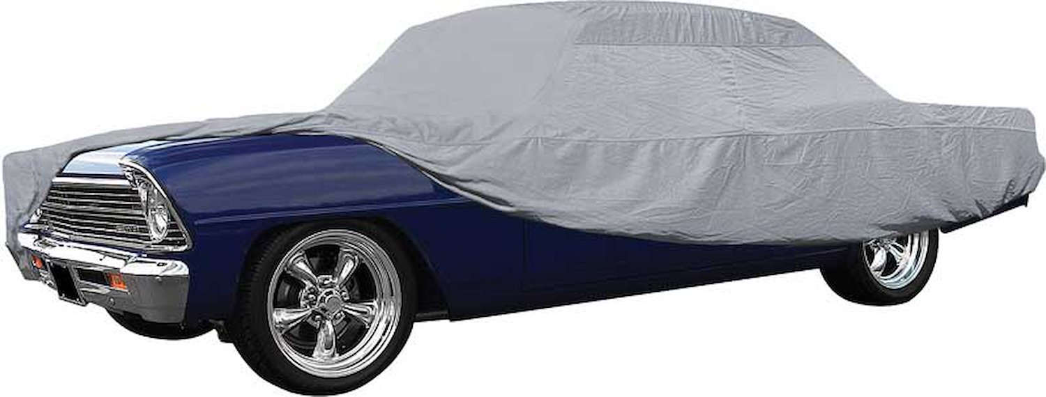 MT2760FGR Car Cover 1960-69 Various Models; Softshield Flannel; Gray; Fits Chevy II, Nova, Falcon, Valiant