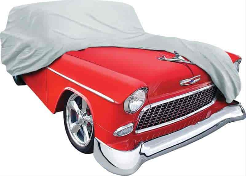 1955 CHEVROLET SOFTSHIELD FLANNEL CAR COVER - 2 / 4 DOOR WAGONS - GRAY