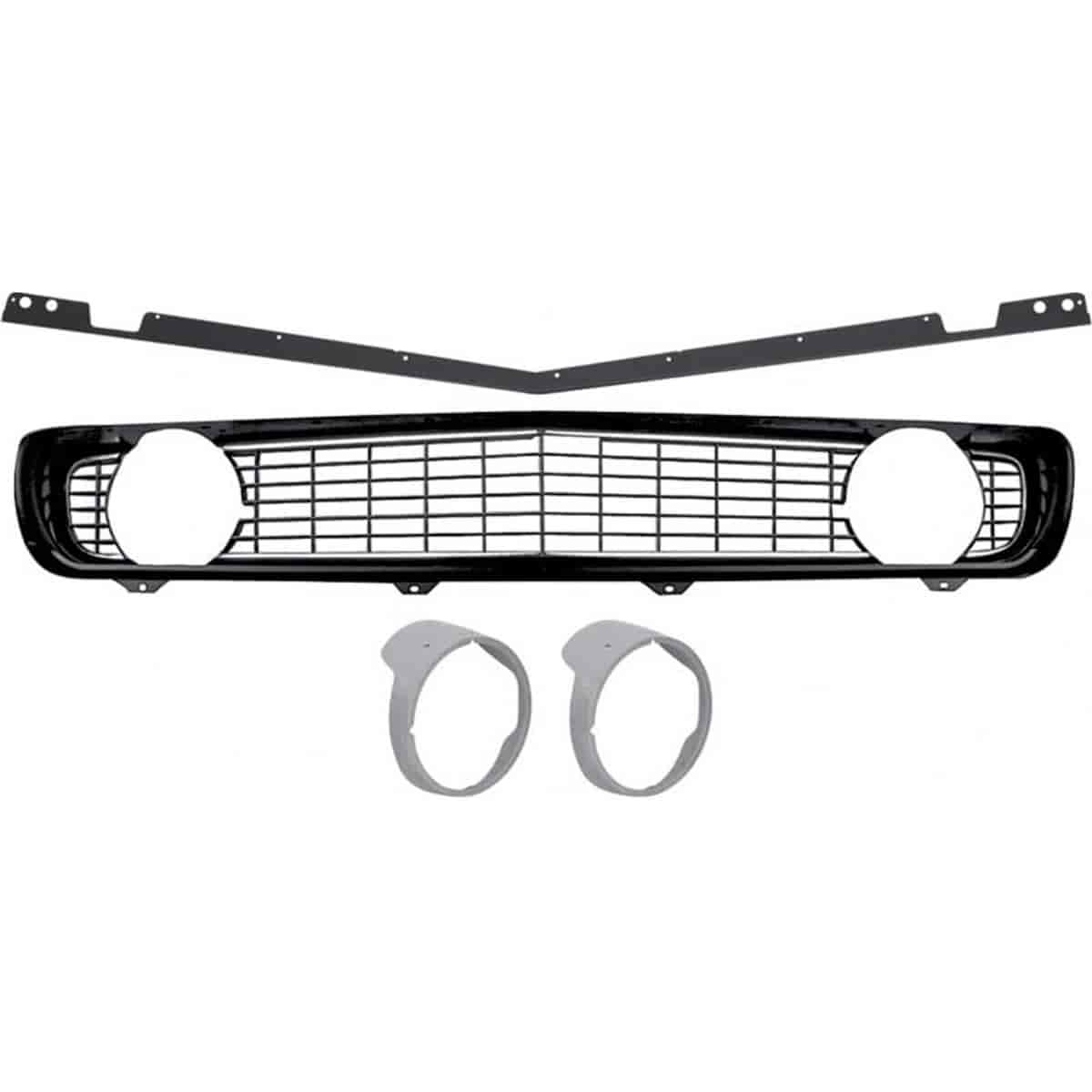 Chevrolet Camaro Complete Standard Black Grille Kit With