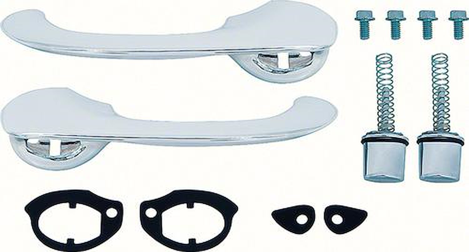 R5050 Outer Door Handle Set 1962-65 Chevy II/Nova Front; 2 or 4 Door