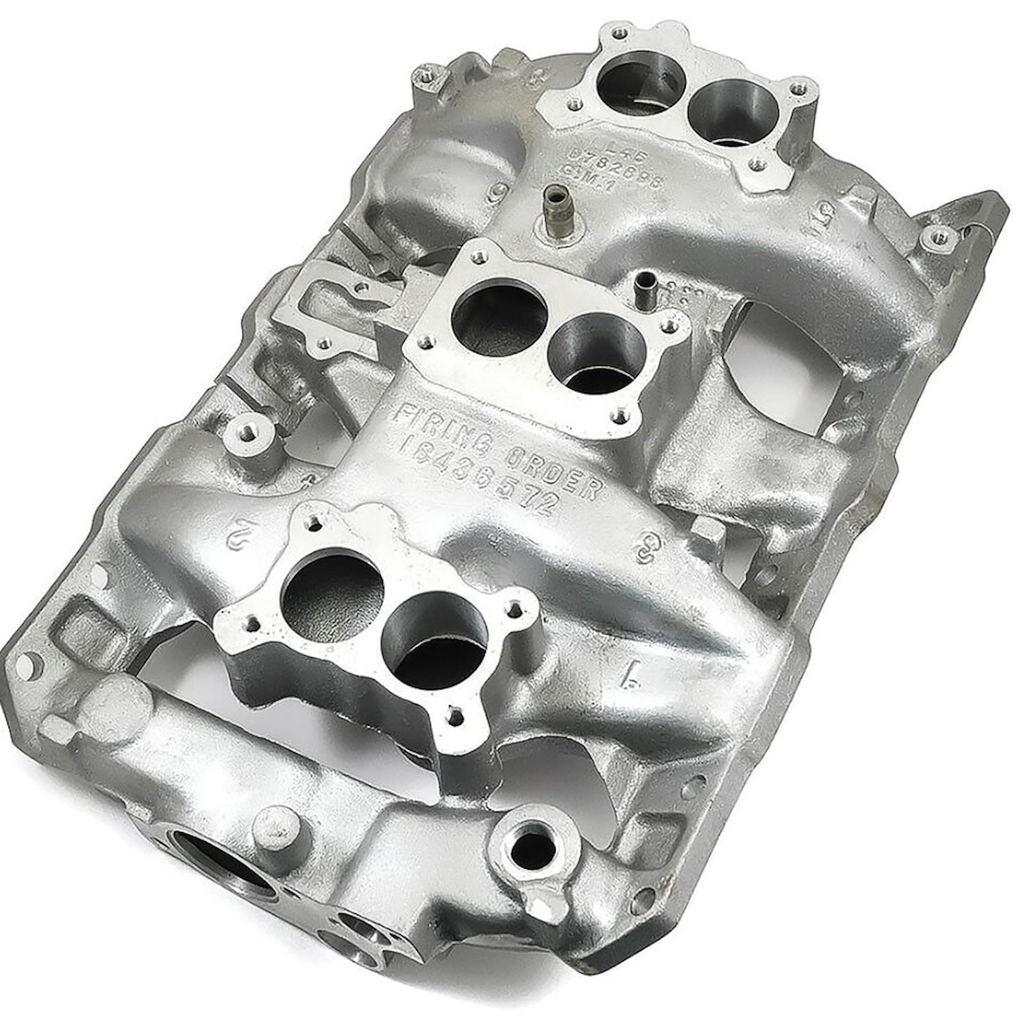 TP5610G Tri-Power Aluminum Intake Manifold for 1966 Pontiac Bonneville, Grand Prix, GTO, Lemans