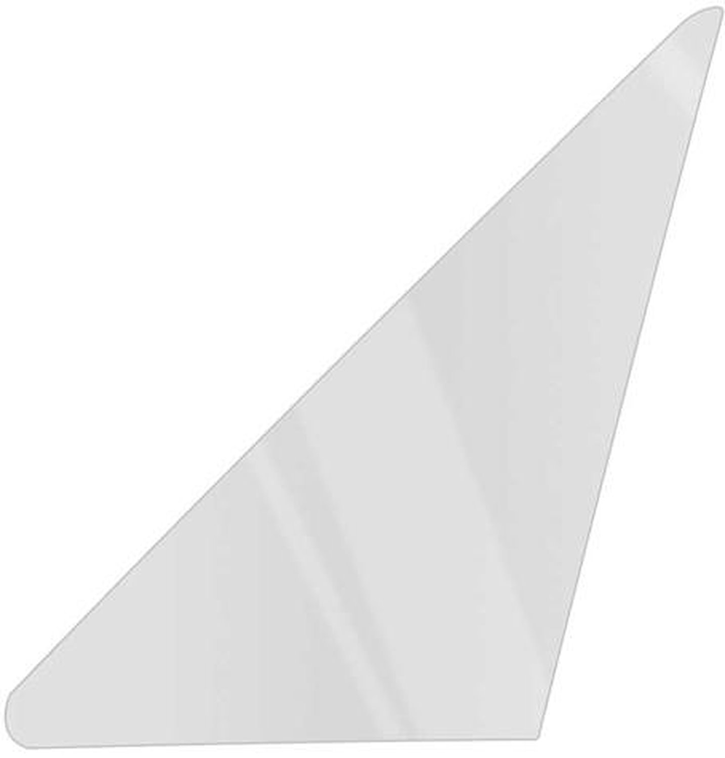 VG2434C Door Vent Glass 1963-64 Buick, Chevy, Olds, Pontiac Full-Size; Clear; 2 & 4 Door Hardtop, Sedan, Convertible; RH or LH