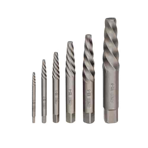 6 PCSPIRAL FLUTED SCREW E