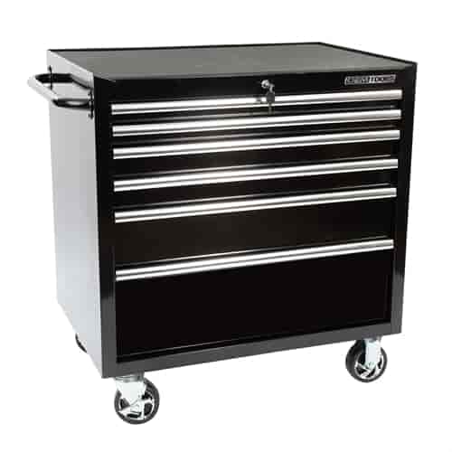 36 IN 6DRAWER CABINET BLK