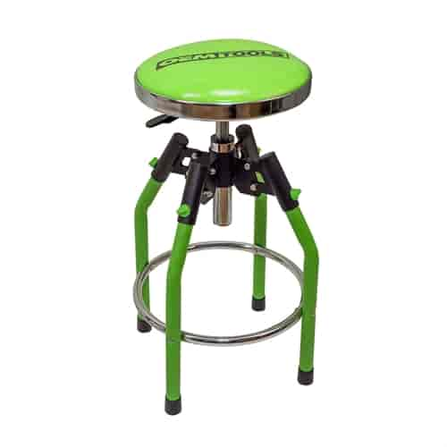 Adjustable Hydraulic Stool Green