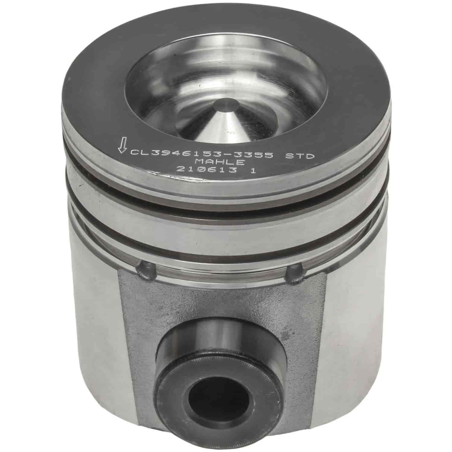 Piston With Rings 2001-2002 Dodge, Fits Cummins Diesel L6 5.9L with 4.016" Bore (Standard)
