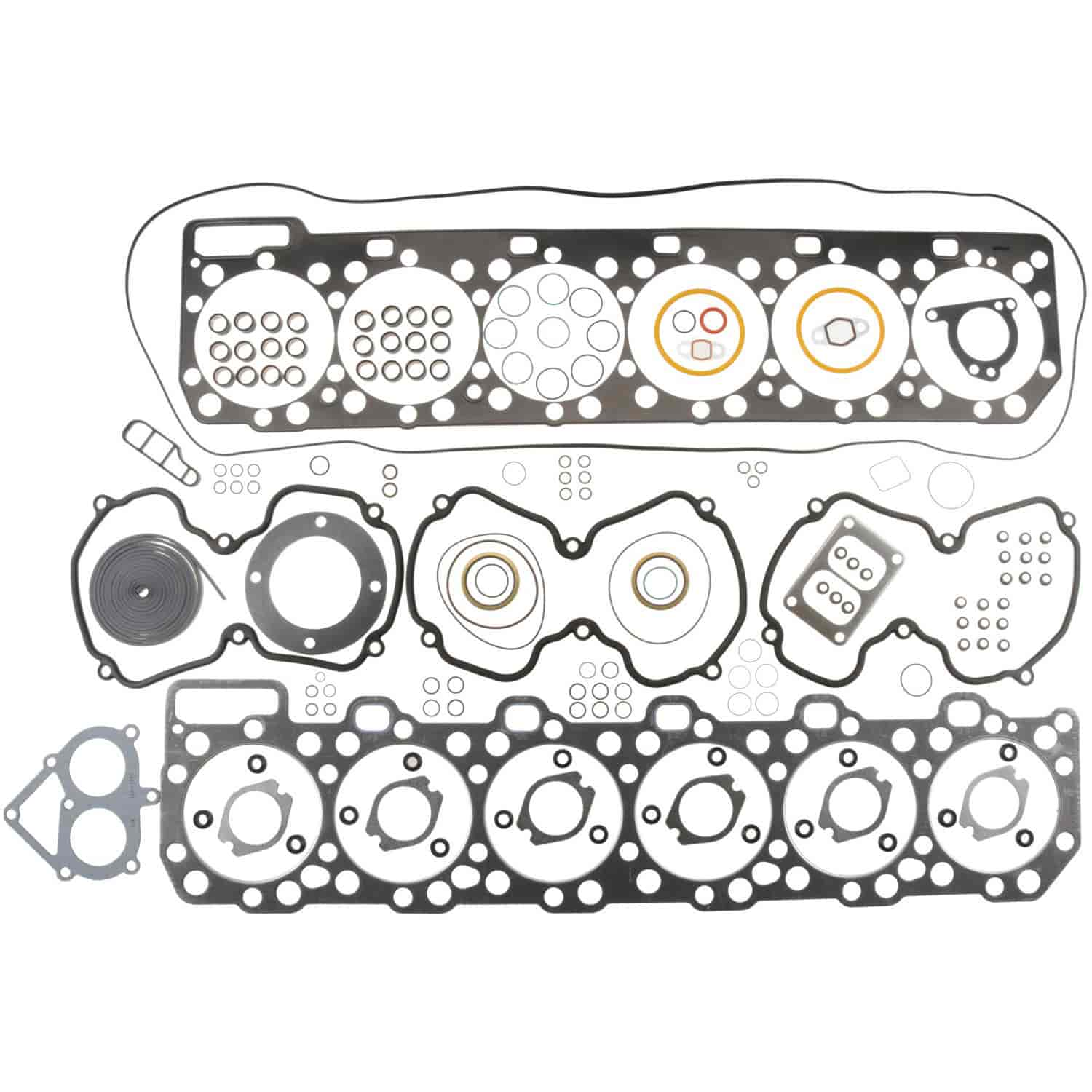 Head Set Caterpillar C15 Engine including Exhaust manifold gaskets