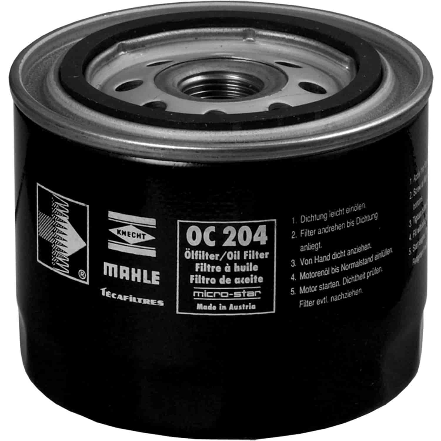 Mahle Oil Filter Volvo 240 360. 740 760