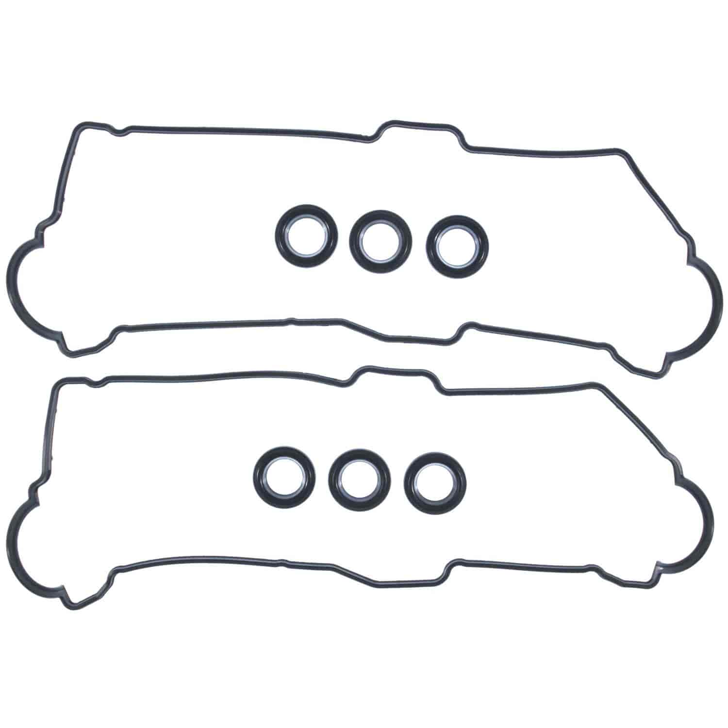 Valve Cover Gasket Set 1992-2004 Toyota/Lexus V6 3.0/3.4L in Molded Rubber