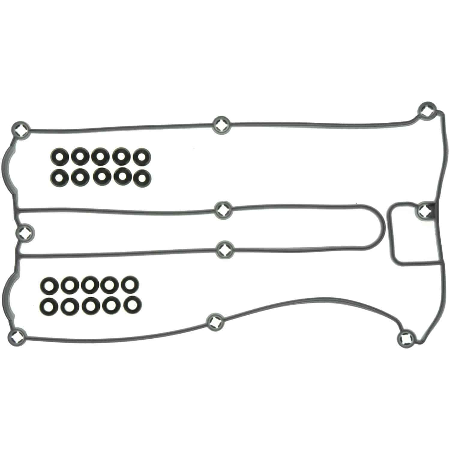 Valve Cover Gasket Set 2002-2004 Ford Focus SVT L4 ZETEC 2.0L DOHC in Molded Rubber